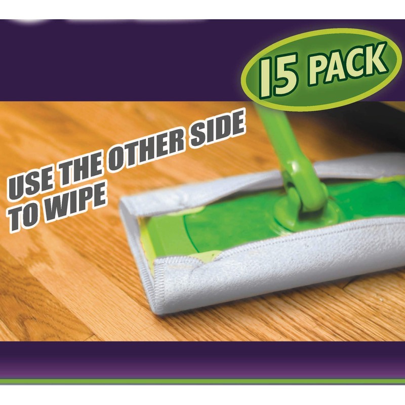 Bambooee Reusable Bamboo Sweeper Sheets with Sweeper Scrubbing Dots