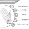 Golf Gloves for Men Womens - Cabretta Leather Golf Gloves