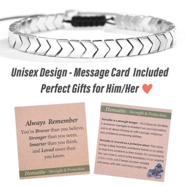 THEMEROL Daughter Gifts from Mom Gifts for Daughter Granddaughter Gifts Bracelets Granddaughter Birthday Card Gifts for Teen Girls Teenage 12 Year Old Valentines Day Christmas Stocking Stuffers