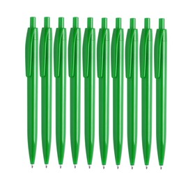 NIPORO Ballpoint Pen Black or Blue Pack of 50 Refill Blue Refillable (Green)