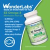 Wonder Laboratories EZ Omega-3 Atlantic Menhaden Fish Oil Supplement 2000