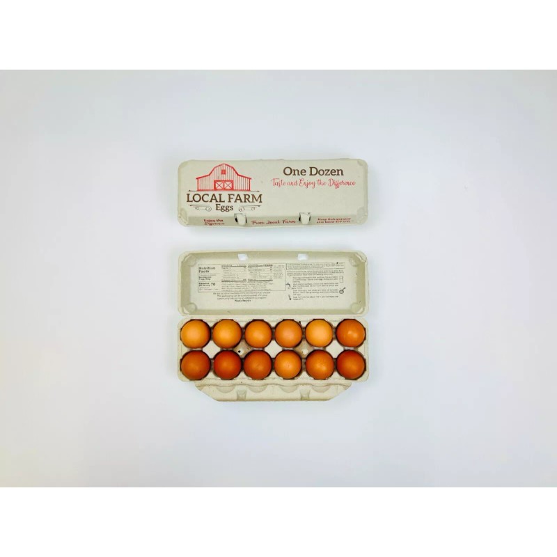 Zellwin Farms Company Printed Egg Cartons (Barn) - 100 units
