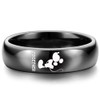 XAHH His and Hers Matching Set Couple Titanium Steel Rings