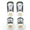 Set of 4 Chrome Plated Shower Door Rollers 2 Upper