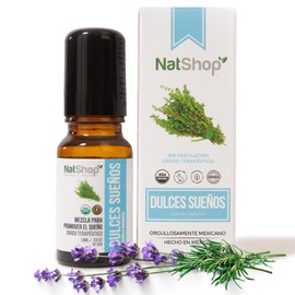 NATSHOP | Aceites Esenciales - Aceite Dulces Sueños para Difusor de Aceites Esenciales y Cuidado Personal | Aromatizante para Hogar Natural Aromaterapia Humidificador - Variedad Aromas Skin Care 10ml