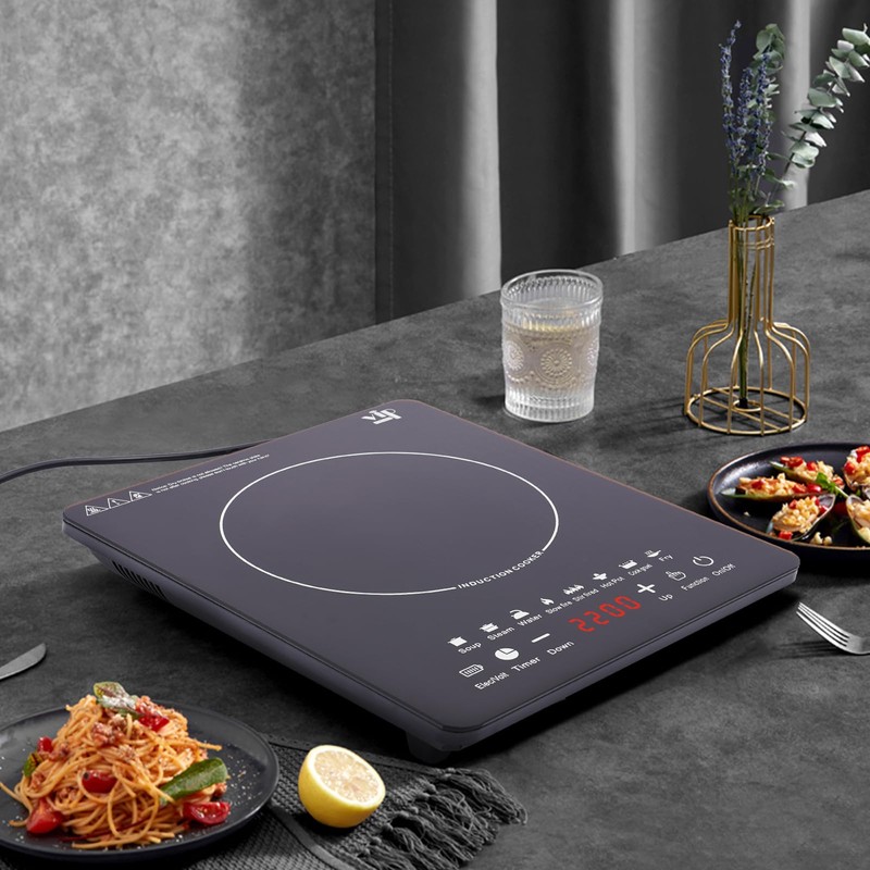 BANLICALI Induction Cooktop, 750W Portable Electric Induction Stove with Touch