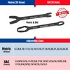 DURATECH Universal Wrench Set, Multi-functional Wrench Set, SAE & Metric,
