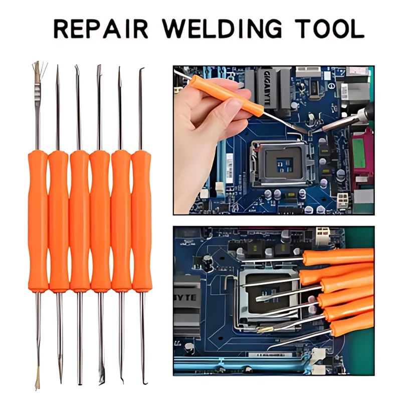 Welding Auxiliary Tools 6Packs Metal Solder Aid Kits Circuit Board