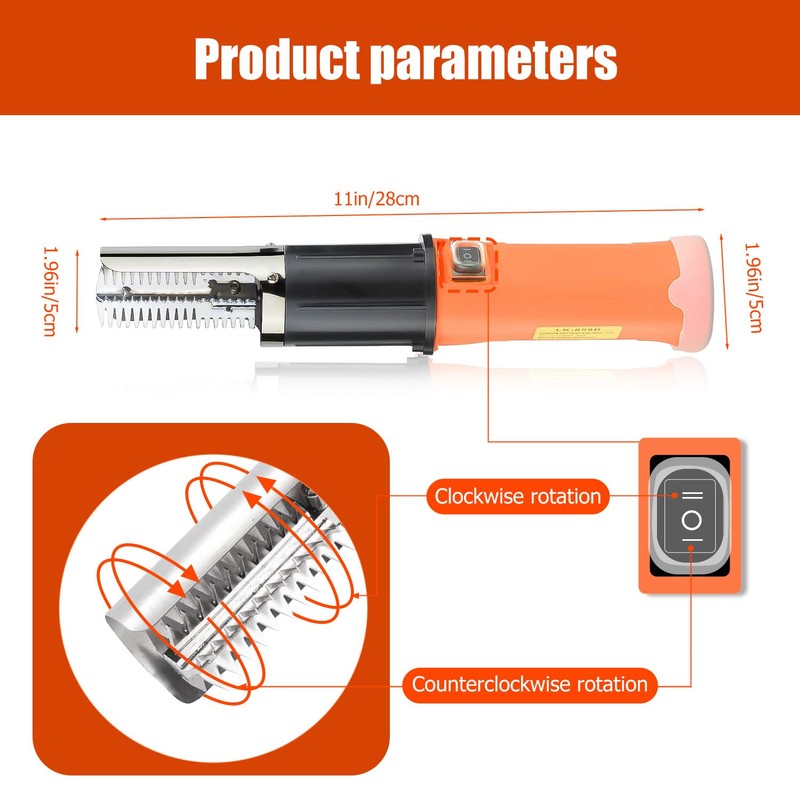 Powerful Cordless Electric Fish scale tools,Two-way Rotated,Electric Fish Scaler Remover,More