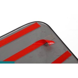 Gas Outlet Cover for Toyota Land Cruiser Prado 150 Series Stainless Steel Custom Parts Exterior Tank Cover (Black)