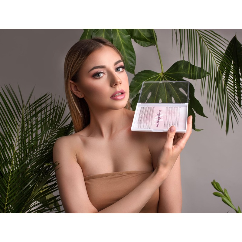 WL Wonder Lashes Künstliche Wimpern 5D XL für Professionell 0,07