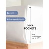 Extra Thick Heavyweight Heathered Yarn Dye Linen Feel 4 Piece