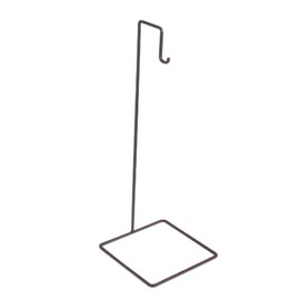 SPICE OF LIFE DTFF6160 Hook Stand, Low Type, Joseph Iron, Dark Brown, Height 13.8 inches (35 cm)