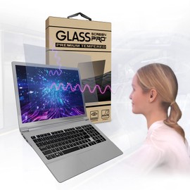 EZ-Pro Screen Protector Blue Light Tempered Glass Screen Protector for 15.6 Inches Laptop, 9H Hardness and Crystal Clear, Compatible with Any 15.6 inch Touch Screen Laptop
