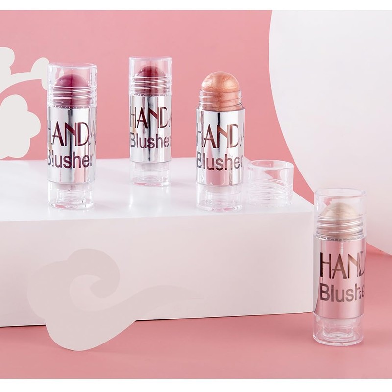 Cheek Stick Blush Contour Stick with High Pigment Hydrating Long