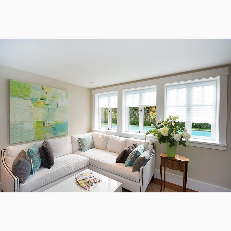 Adhesive Pleated Window Blinds for Light Control and Privacy –