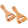 2pcs Massage Hand Roller Foot Massager Neck Neck Massager Roller