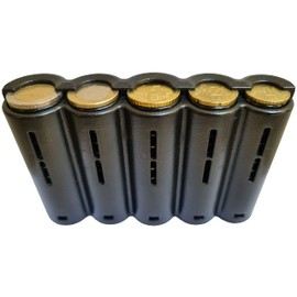Euro Coins – For Wallet Server Practical Food – Cash Coins – Coin Organizer 5 Compartments - Coin Sorter - Coin Cash Box Coins - Bars, Restaurants