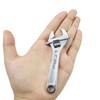 oupados Adjustable Spanner Mini Adjustable Spanner Silver Professional Adjustable Wrench