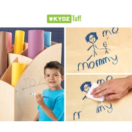 Jonti-Craft 0767JC Wall Mount Coat Rail, 7 Hooks