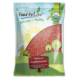 Organic Adzuki Sprouting Beans, 15 Pounds - Non-GMO, Kosher, Dried, Bulk