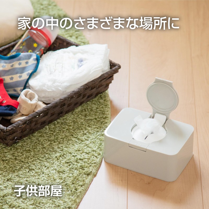 Fresh Rock Wipes Case, Set of 2, White