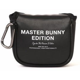 [Masterbunny] Putter Cover [Monotone Series] (for mallet types, with carabiner) / Golf PT / 758-5184005 010_Black FR, 010_black