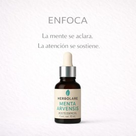 Herbolare Menta Arvensis 10 ml, Aceite Esencial 100% Puro