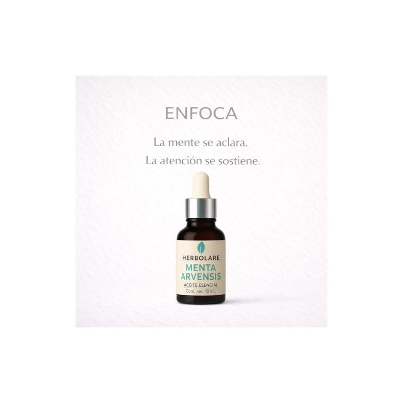 Herbolare Menta Arvensis 10 ml, Aceite Esencial 100% Puro