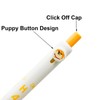 Maydahui 8 Pcs Cute Corgi Pens Retractable Shiba Inu Puppy