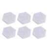 12PCS Hexagon Acoustic Panels High Density Sound Absorbing Panels Sound