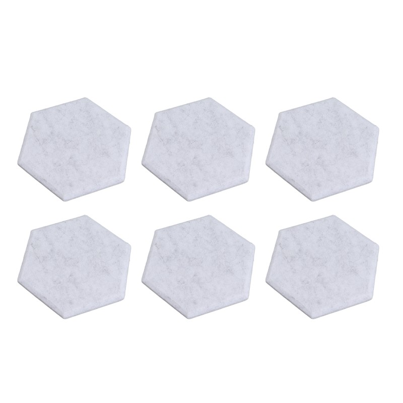 12PCS Hexagon Acoustic Panels High Density Sound Absorbing Panels Sound