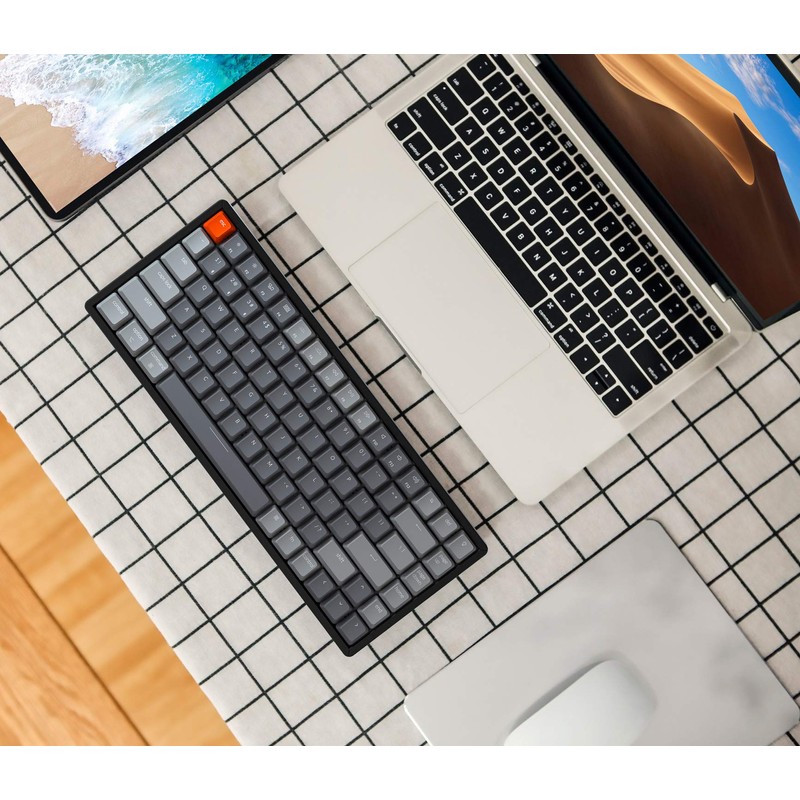 Keychron K2 Wireless Mechanical Keyboard, 75% Layout 84 Key Bluetooth/USB-C