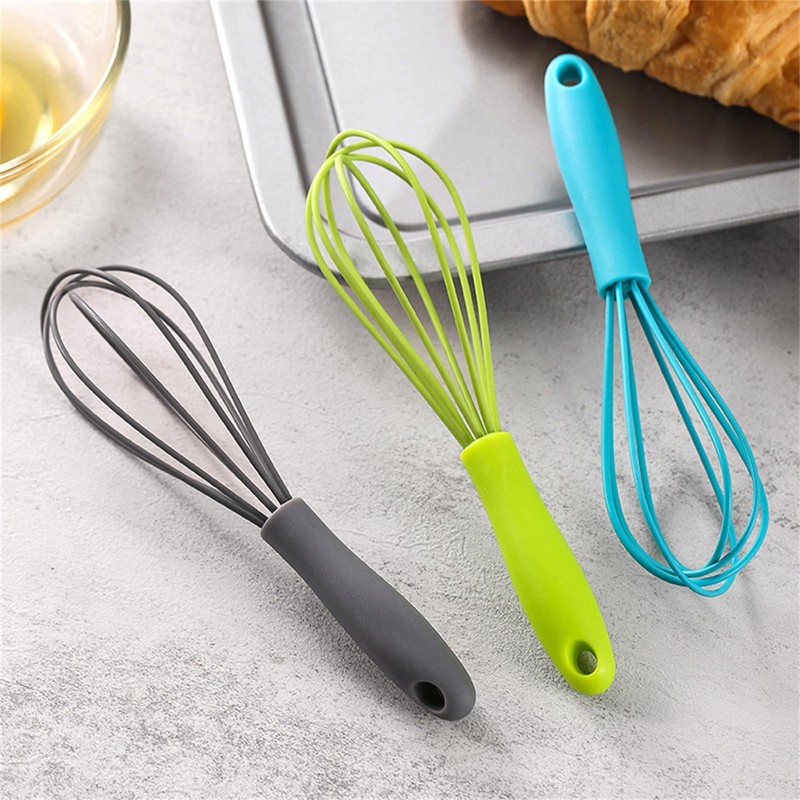 YPBEW Compact Silicone Eggs Whisk Portable Silicone Eggs Mixer Silicone