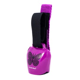 swisstrailbell® Mexico Edition Purple Bell: Black Mariposa, Purple Band, Bicycle Bell