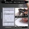 Teling 24 Packs Public Safety Police Field Interview Notebook Report