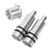 2pcs Fuel Injector Sleeves with Seals Replacement for Astra H/Corsa