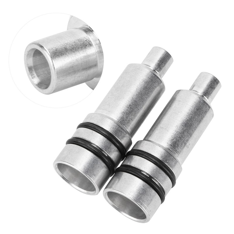 2pcs Fuel Injector Sleeves with Seals Replacement for Astra H/Corsa