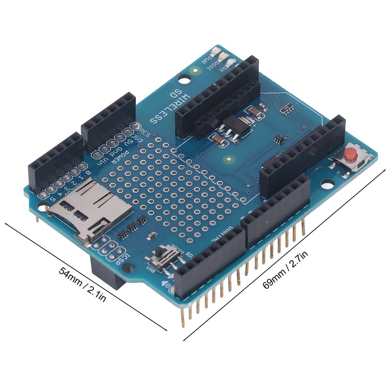 Prototype Screw Shield Wireless On Board Storage Card Slot Terminal