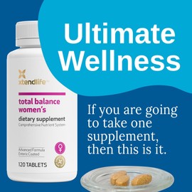 Xtendlife Total Balance Women’s Multivitamin for Immune, Heart, Digestive & Cellular Health - - Daily Support - 70+ Nutrients & Minerals - 30 Day Supply