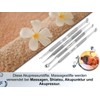 4er Set Akupressurstifte 1/2-3/7-5/8-6/9 mm Narbenstick Massage Akupunktur-Stift