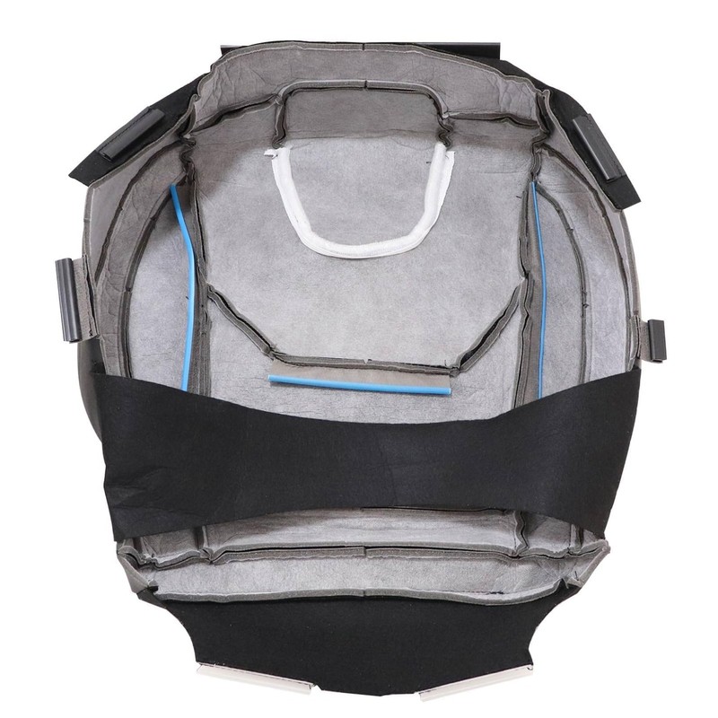 NLQR Front Driver Bottom Replacement Perforated Seat Cover Black Microfiber