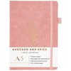 A5 Pink Notebook by Avocado and Spice® - Journals for
