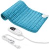BEAUTIKEN Heating Pad, Electric Heating Pad-Electric Heat Pad with Multiple Temp & Timer Settings, Auto Shut Off(Blue, 24'20')