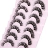 Natural Cluster Lashes Extensions Wispy Natural Look False Eyelashes Individual