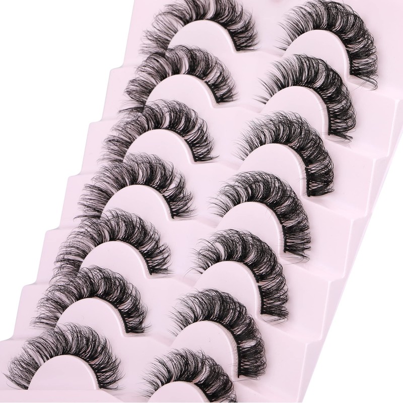 Natural Cluster Lashes Extensions Wispy Natural Look False Eyelashes Individual