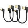 Short Mini USB Cable 5-Pin USB Mini Wire Right Angle