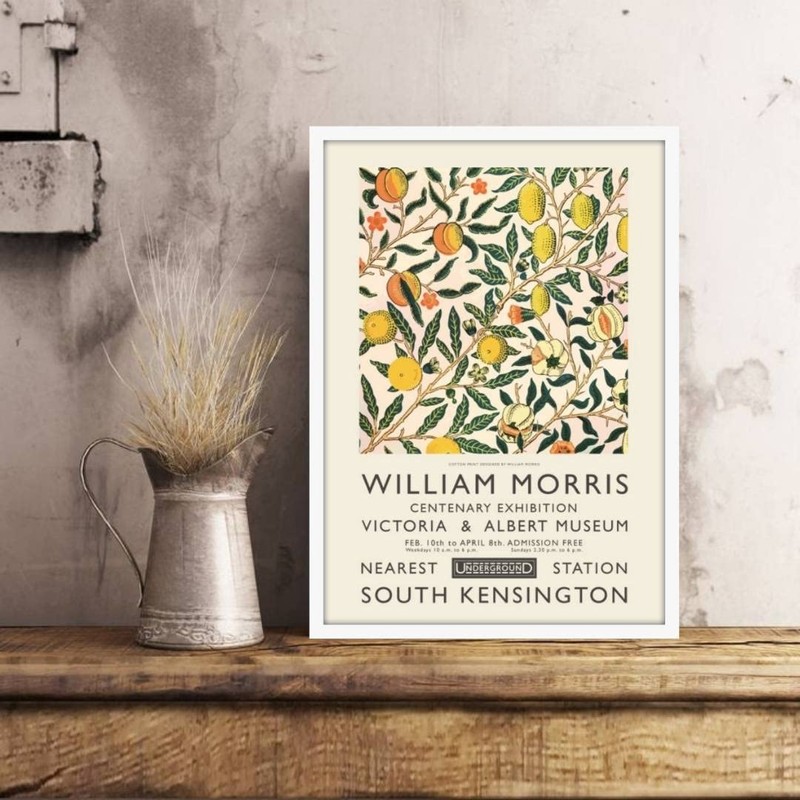 william morris 12 (A4 size (with white frame))