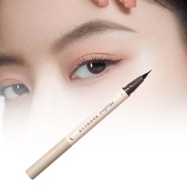 Amagogo Double Tip Lower Eyelash Pencil Liquid Eyeliner Multifunction,Quick Drying,Bottom Eyelashes Pen,Eye Makeup Pen for Travel, 02
