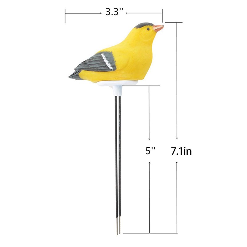 ZROSIN 2X Soil Moisture Meter Watering Alarm Bird Plant Water
